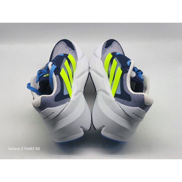 Adidas‎ Adistar 2.0 Cloud White Lucid Lemon Dark Blue ID2807 Men Shoes Size 6.5 - Picture 5 of 10